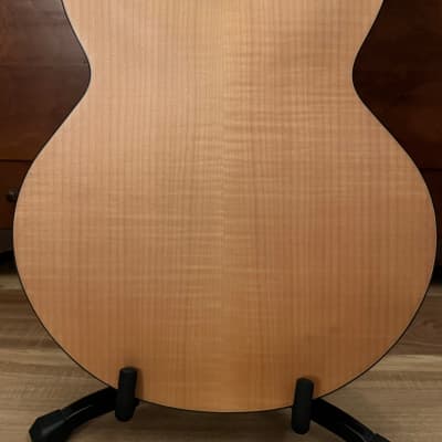 Ibanez AFC95-NTF Contemporary Archtop Single Cutaway Dual Pickup with Bound Ebony Fretboard 2010s - Natural image 5