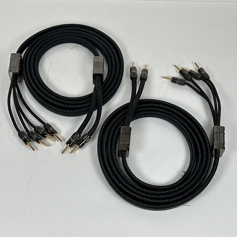 Clarus Cable Aqua Bi-Wire Speaker Cable 12ft Banana (Pair)  			