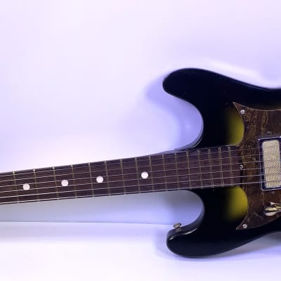 Montclair Electric Guitar, made by Kay, VINTAGE 1965,Tobacco Sunburst: image 4