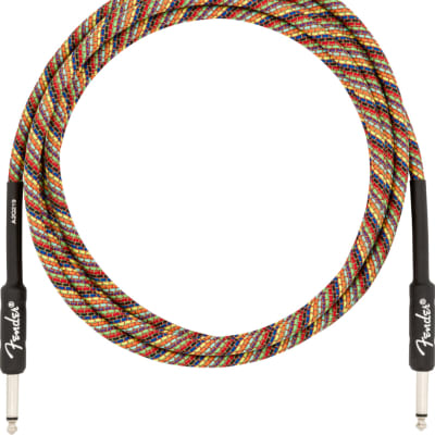 10' Festival Instrument Cable, Pure Hemp, Rainbow MODEL #: 0990910299 - 10 ft image 3