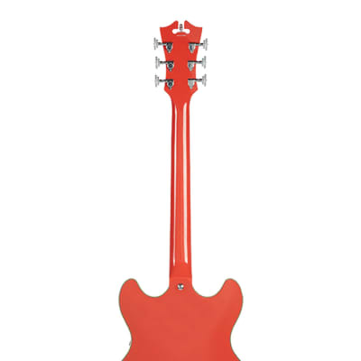 D'Angelico Premier DC w/ Stop-Bar Tailpiece - Fiesta Red image 8