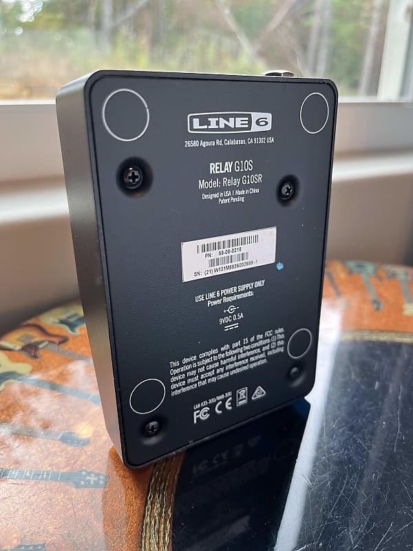 Line 6 Relay G10S Stompbox-Size Digital Guitar Wireless System 2019 - 2020  - Black