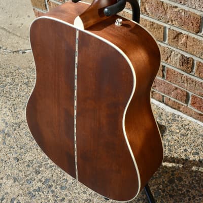 Fender PD-220E Dreadnought, All Mahogany, Ovangkol Fingerboard, Aged Cognac Burst image 10