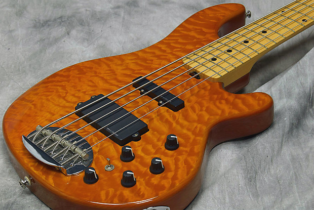 Lakland Sk 5 Dx Amber Translucent | Reverb