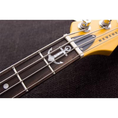 Reverend Mike Watt Signature Wattplower Bass Guitar - Satin Watt Yellow image 6
