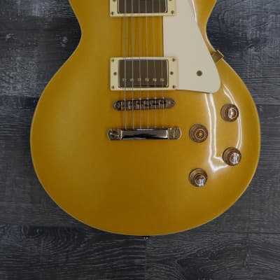 AIO SC77 Electric Guitar - Gold Top w/Gator GWE-LPS Case image 2
