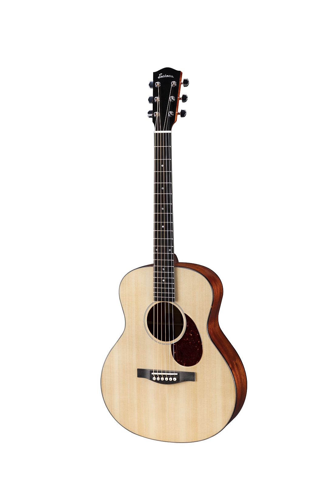 Eastman ACTG1 Solid Spruce / Sapele Travel Acoustic Guitar Natural w/ Gig Bag