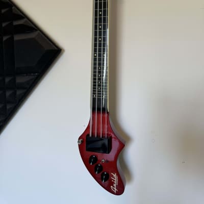 Guild Ashbory Bass 1980's - Red image 3