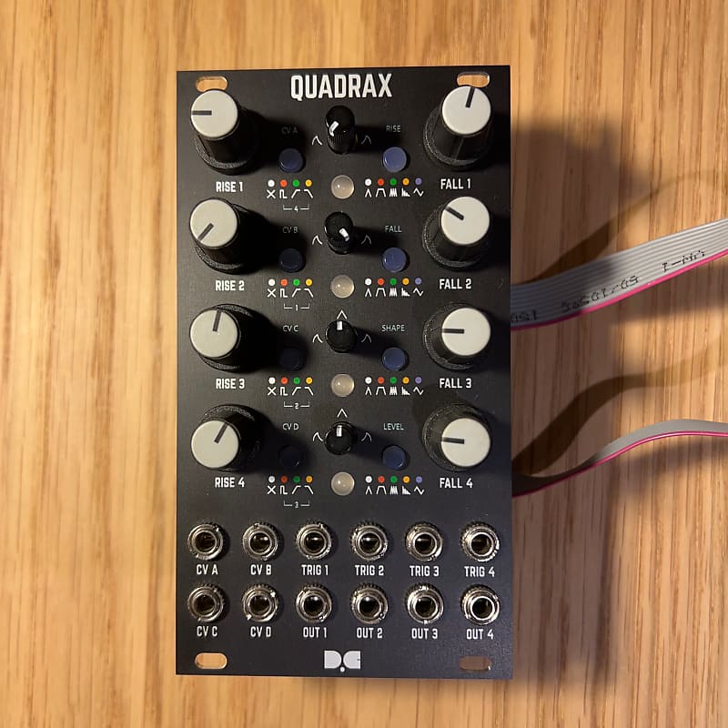 Intellijel Quadrax with Black Metal Panel