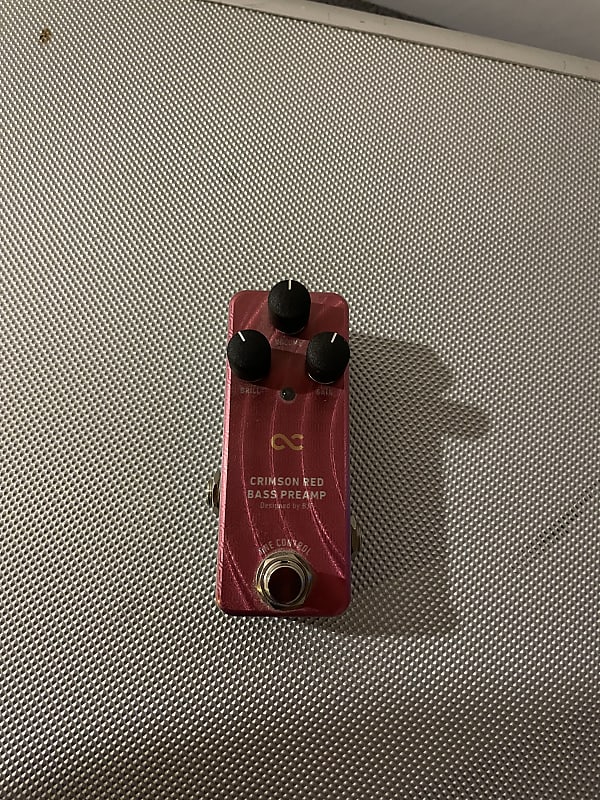 One Control Crimson Red Bass Preamp