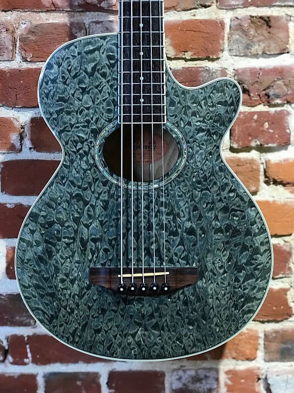 Crafter BA580 EQ 5 String Electro Acoustic Bass inc Hardcase Reverb