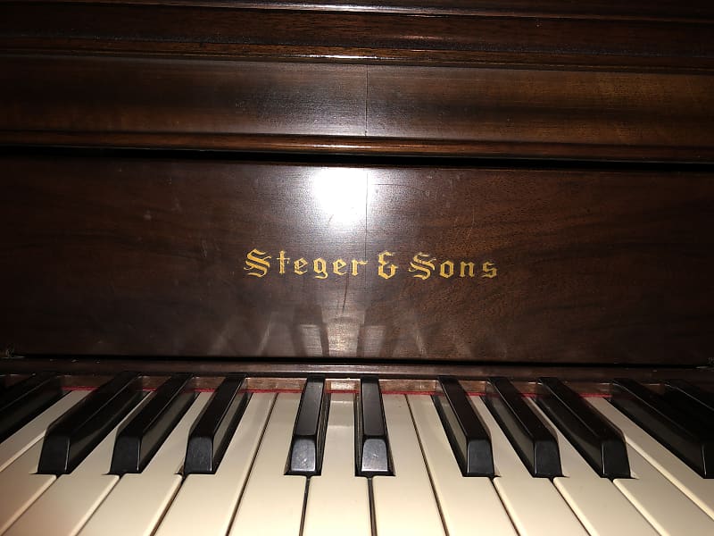 Steger and deals sons upright piano