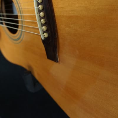 Franciscan ES7C-4 - Natural Made in Korea Electric Acoustic Guitar w/ Padded Gig Bag image 7
