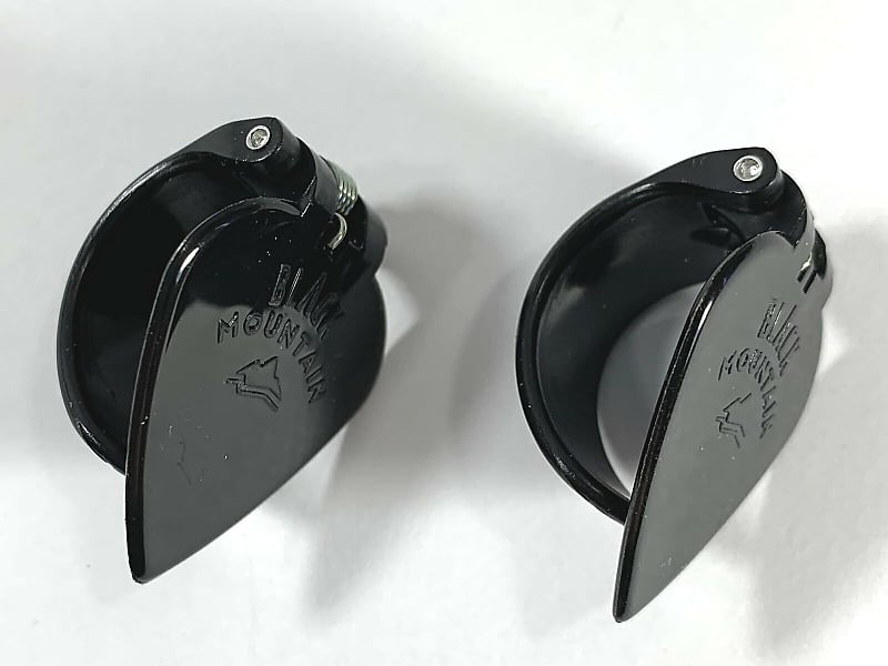 Black Mountain Spring Loaded Thumb Pick, Jazz Tip Pack of 2 Reverb