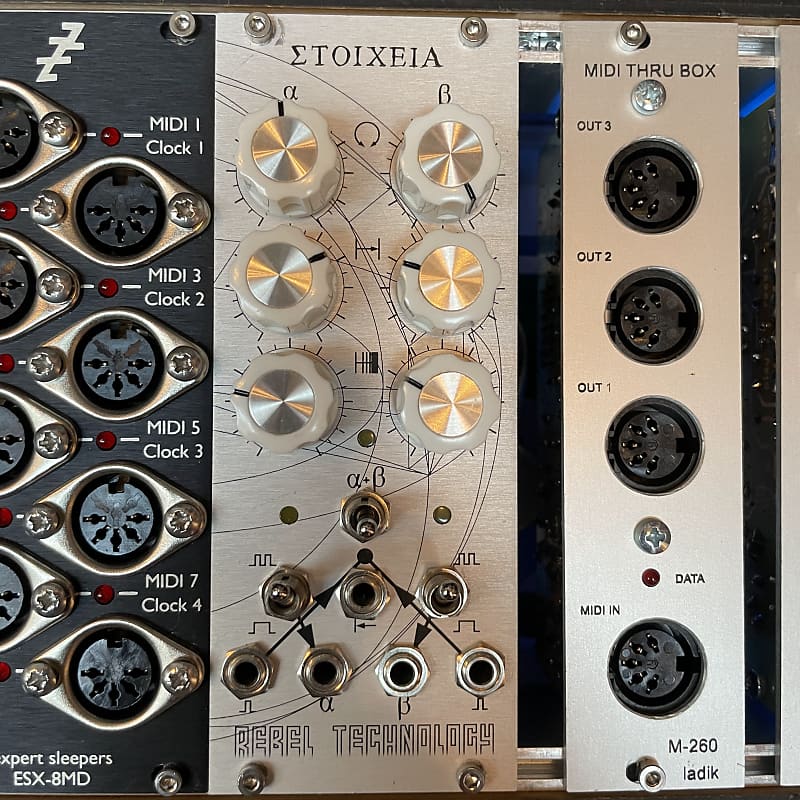 Rebel Technology Stoicheia Dual Euclidean Sequencer Eurorack Reverb