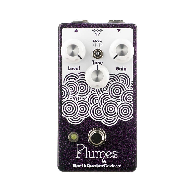 EarthQuaker Devices Plumes Small Signal Shredder, Purple Sparkle (Gear Hero Exclusive) image 1