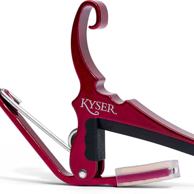 Kyser RED quick change Guitar capo for 6-string guitar KG6R image 1