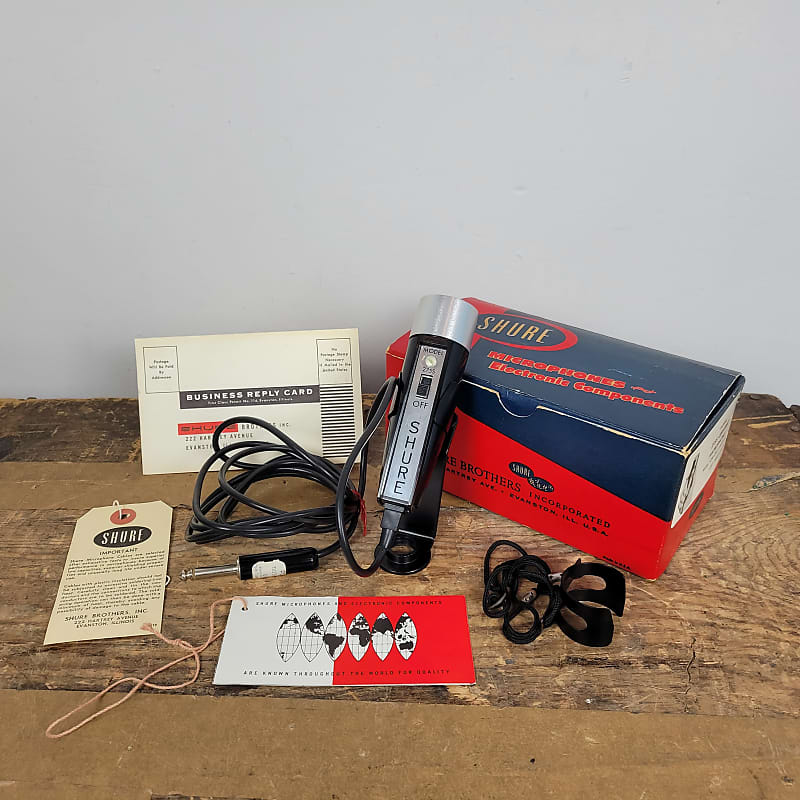 1960's Shure 275S Ceramic Microphone With Original Box Reverb