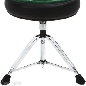 Roc-N-Soc Manual Spindle Drum Throne with Original Saddle - Green image 4