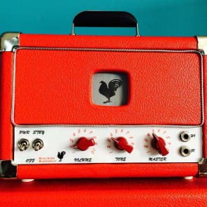 LV Guitar Gear Rocking Rooster 10watt amp head and cab in Red - Price Drop! image 3