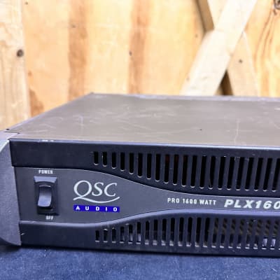 QSC PLX1602 Two Channel 1600 Watt Power Amplifier - Tested & Working #2620 image 3