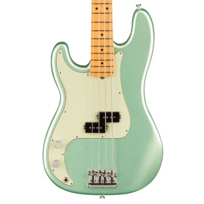 Used Fender American Professional II Precision Bass LH - Mystic Surf Green image 3