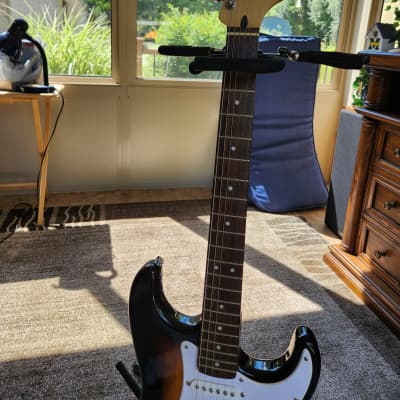 Fender Squier Super Stratocaster Hard Tail 2020s - Tobacco burst image 5