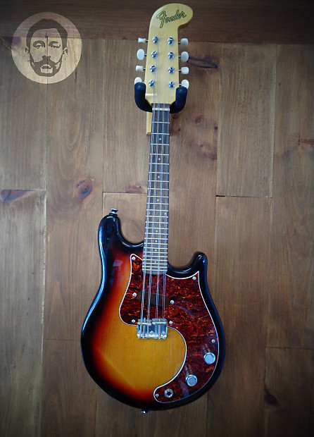 Fender Mando Strat 8 3 Tone Sunburst 8 String Electric Mandolin