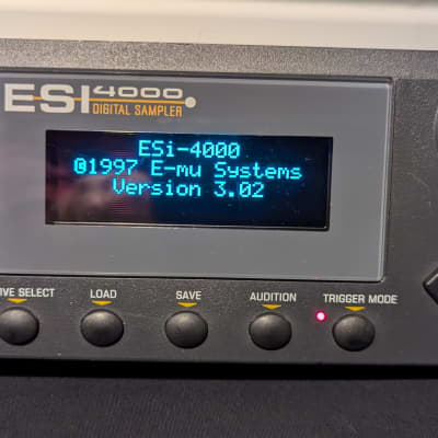 E-MU ESI 4000 Turbo Sampler w/ LCD, ZuluSCSI SD & FX