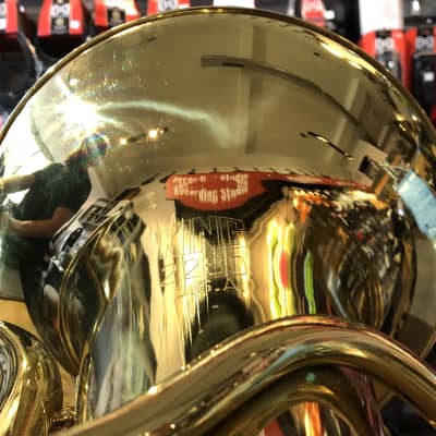 1982 King USA Legend Series 2280 Intermediate Model Gold Lacquered Bb Euphonium with Case & Mouthpiece image 14