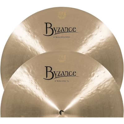 MEINL Byzance Medium Hi-Hat Cymbals Regular  14 in. image 4