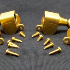 Used Vintage Gibson Speedwinder Tuning Machines Gold VGC Free Shipping image 2
