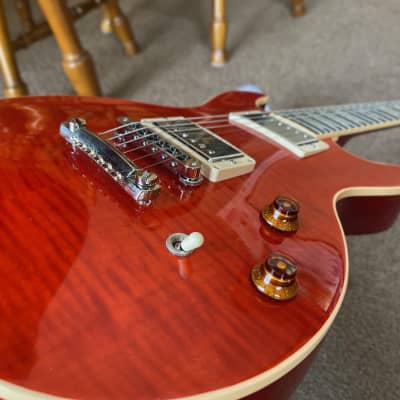 2014 Gibson Les Paul Classic Double Cutaway - Trans Red image 15