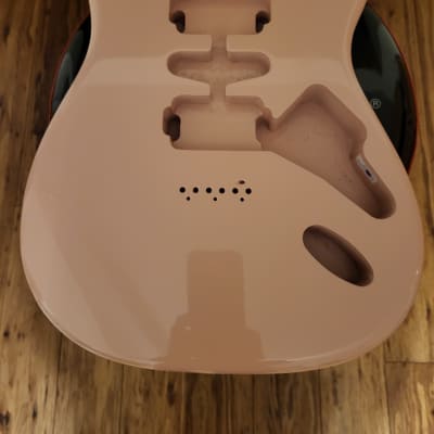 USA  Fender Warmoth Hardtail Stratocaster Shell Pink image 15