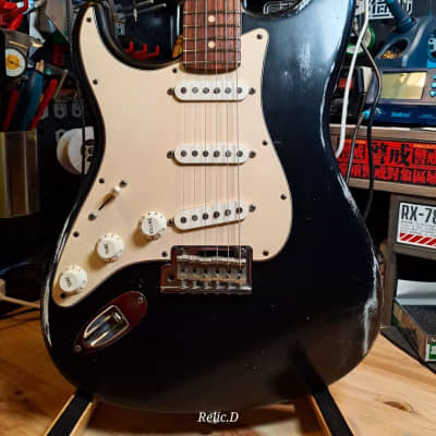 Fender American Standard Stratocaster Left-Handed 2011 - Black Relic for sale