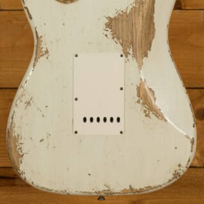 Fender Custom Shop '60 Strat Heavy Relic Rosewood Olympic White image 4