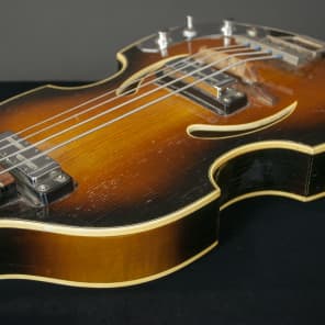 Klira 500/1 "Beatle Bass" copy 1960's Tobacco Burst image 9
