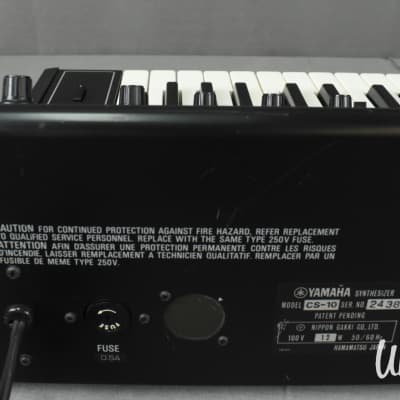 Yamaha CS-10 Vintage Analog Synthesizer in very good Condition image 16