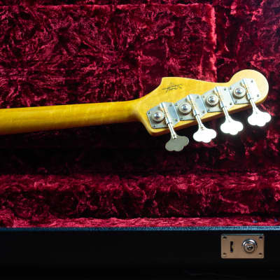 2018 Fender Custom Shop '64 Jazz Bass Stacked Knobs Purple Sparkle Aged*853-r052Bass image 13