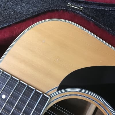 Takamine F400S acoustic 12 string guitar made in Japan September 1980 excellent condition with original hard case image 6