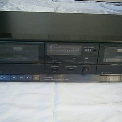 Vintage Sony Stereo Home Dual Cassette Deck Tc-w390 Double Tape Player Auto REVRS image 1