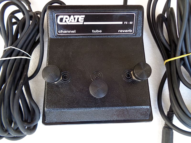 Vintage Crate FS80 Guitar Amp Footswitch Pedal Made in Italy Reverb
