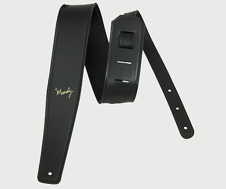Moody Leather 2.5 Black/Black Leather with Suede backed