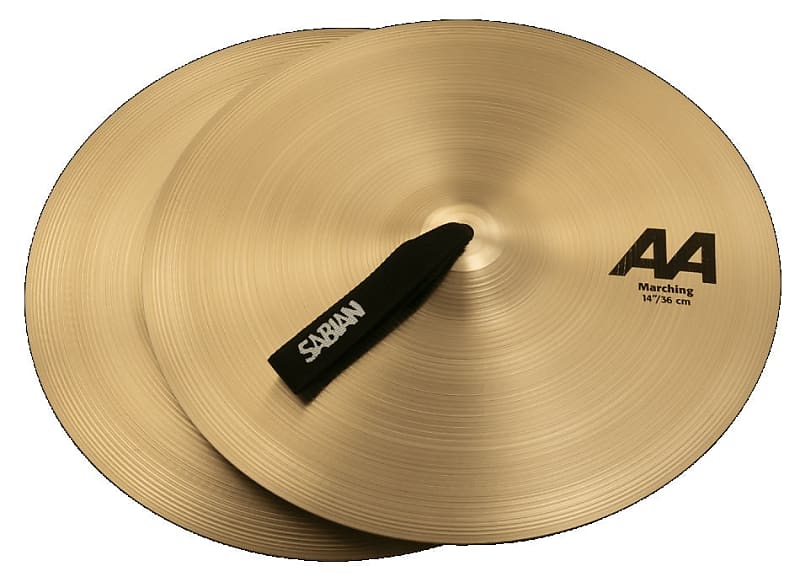 SABIAN 21422 14" AA Marching Cymbals Made In Canada image 1
