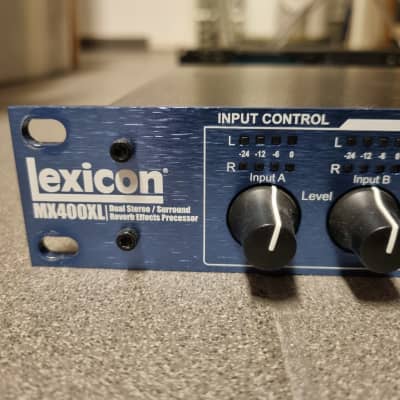 Lexicon MX400XL Dual Stereo / Surround Reverb Effects Processor 2010s - Blue image 1