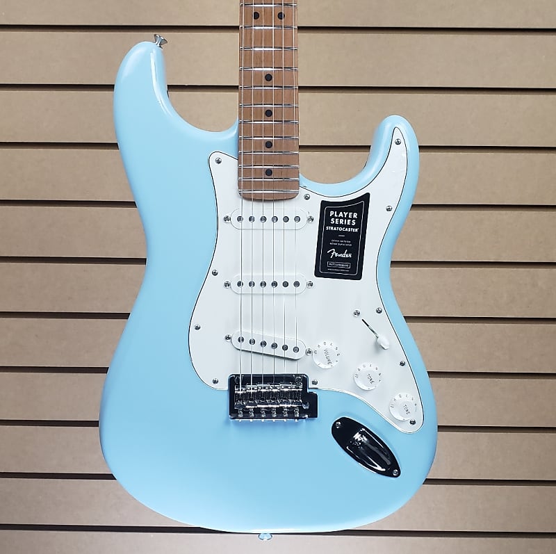 Fender Limited Edition Player Stratocaster w Roasted Maple Neck in Sonic Blue FREE Shipping