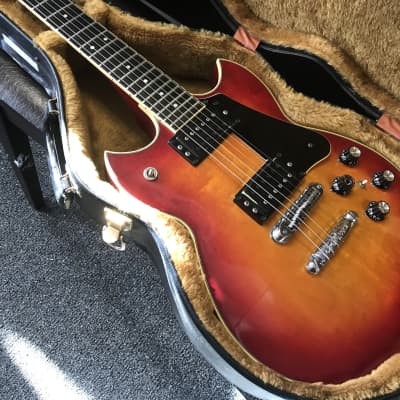 Yamaha SG1500 vintage solid body electric guitar made in Japan 1977 in  cherry sunburst excellent with original hard case and case candy. | Reverb