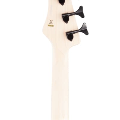 Luna Tattoo 4 String Electric Bass Guitar image 7