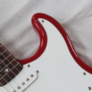 Crate Electra Electric Guitar Double Cut HSS Stratocaster Fat Strat Style - Red Finish image 8