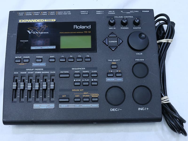 Roland TD-10 Drum Module Brain TD10 TDW1 Expansion | Reverb Canada